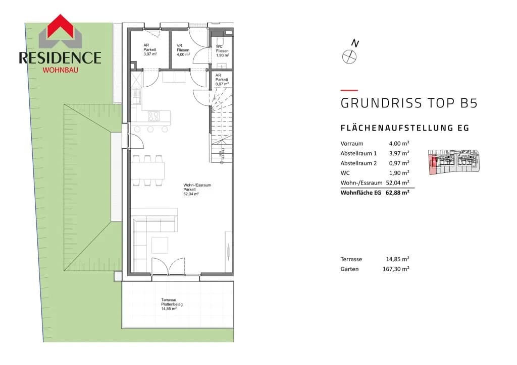 4-Zimmer-Wohnung kaufen in Salzburg-Umgebung – 108,7 m², € 846.000 – Bild 5 von 6