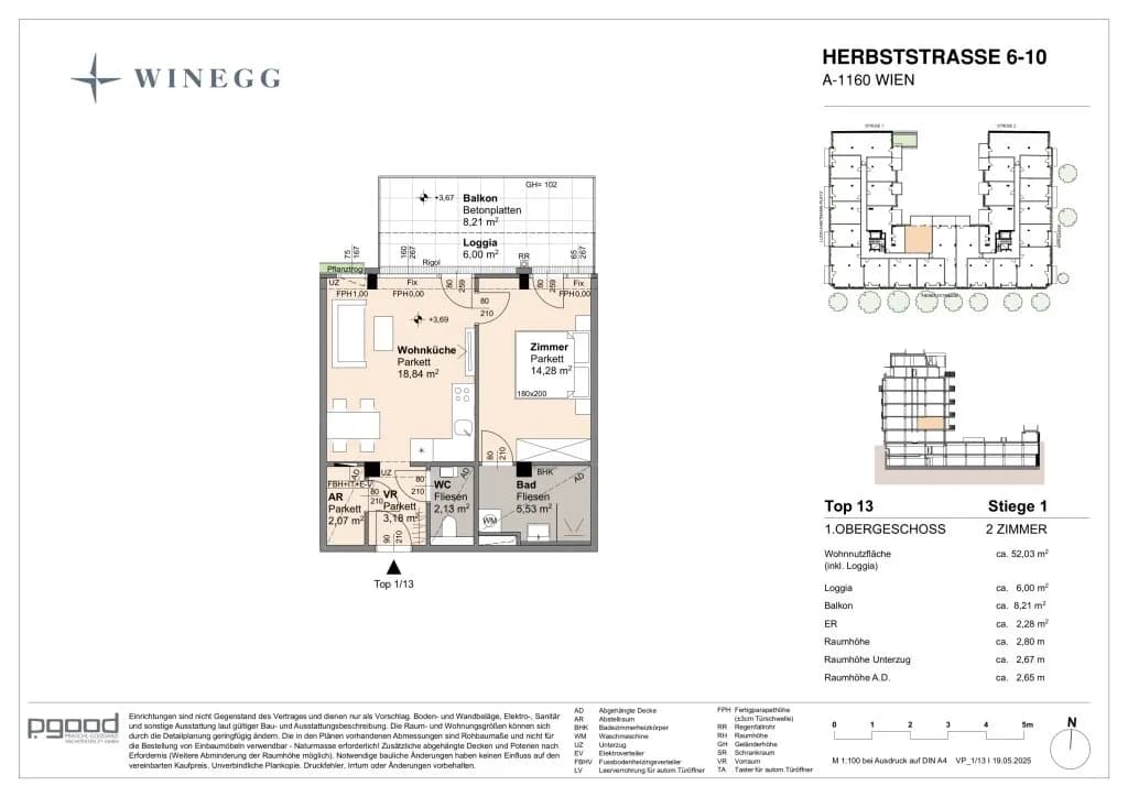 2-Zimmer-Wohnung kaufen in Wien – 45,83 m², € 353.800 – Bild 15 von 16