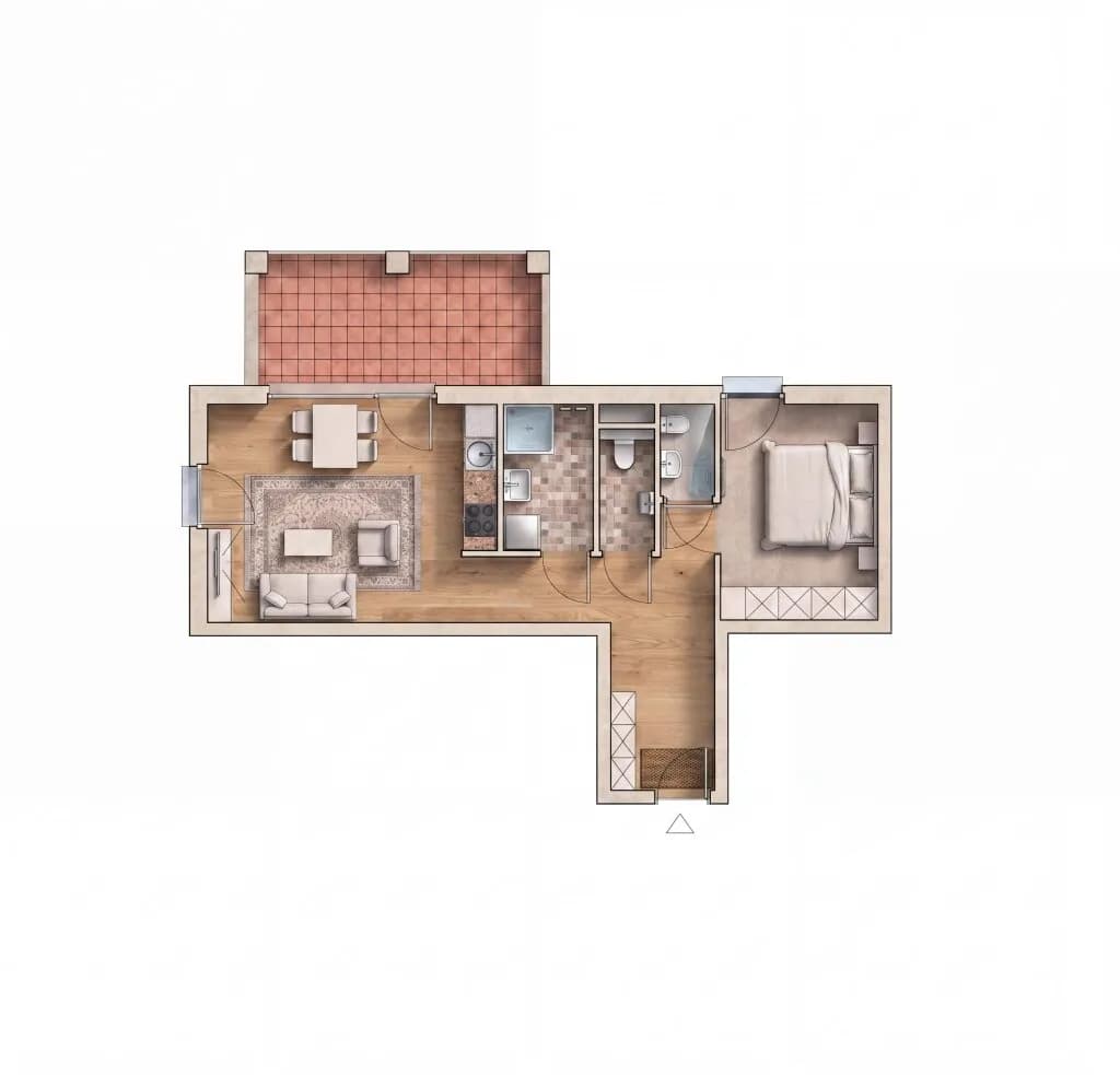 2-Zimmer-Wohnung kaufen in Wien – 52,41 m², € 479.800 – Bild 4 von 11