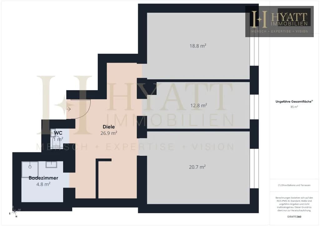 3-Zimmer-Wohnung kaufen in Wien – 85 m², € 580.000 – Bild 19 von 19