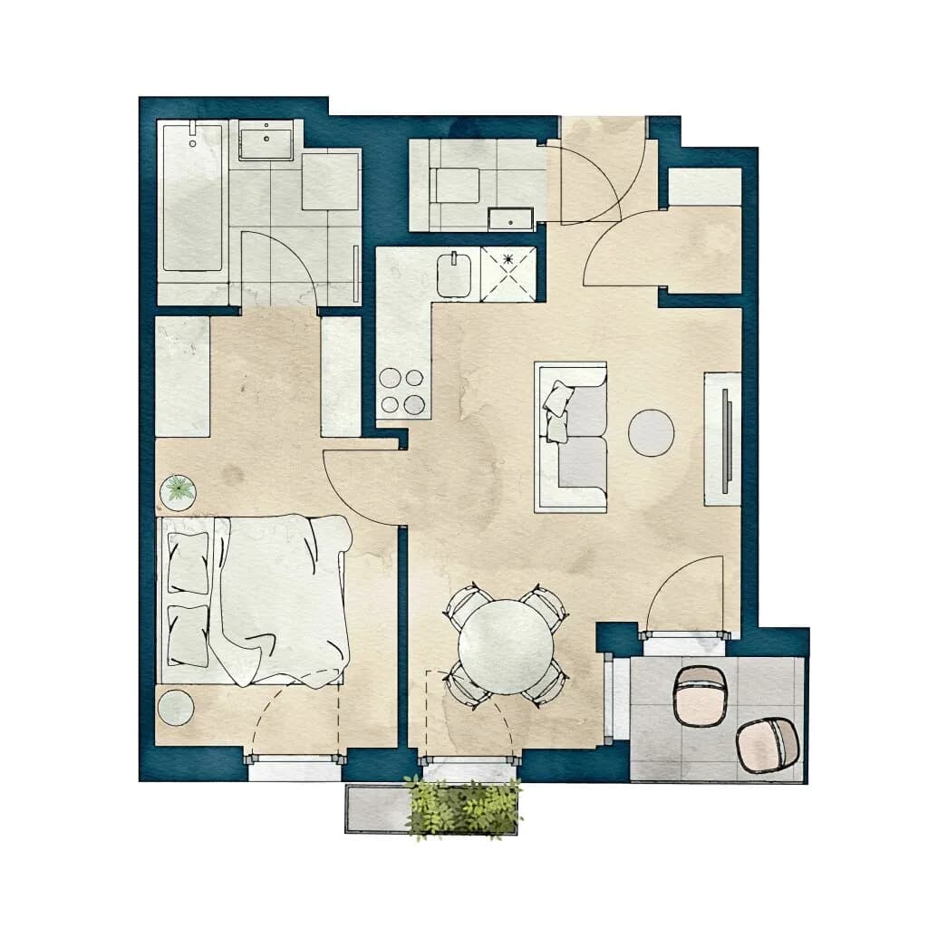 Immobilie kaufen in Wien – 36,85 m², € 301.000 – Bild 3 von 23