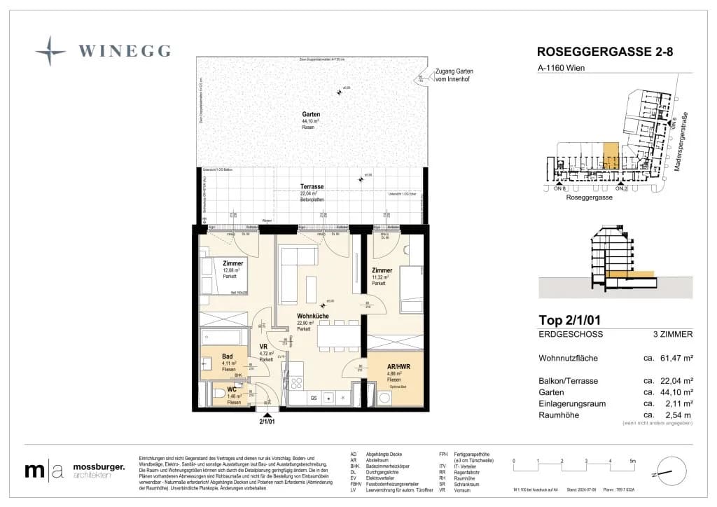 Immobilie kaufen in Wien – 61,45 m², € 364.600 – Bild 11 von 11