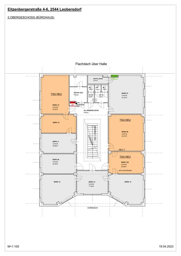 3-Zimmer-Gewerbeimmobilie mieten in Baden – 72 m², € 1.023 – Bild 5 von 5