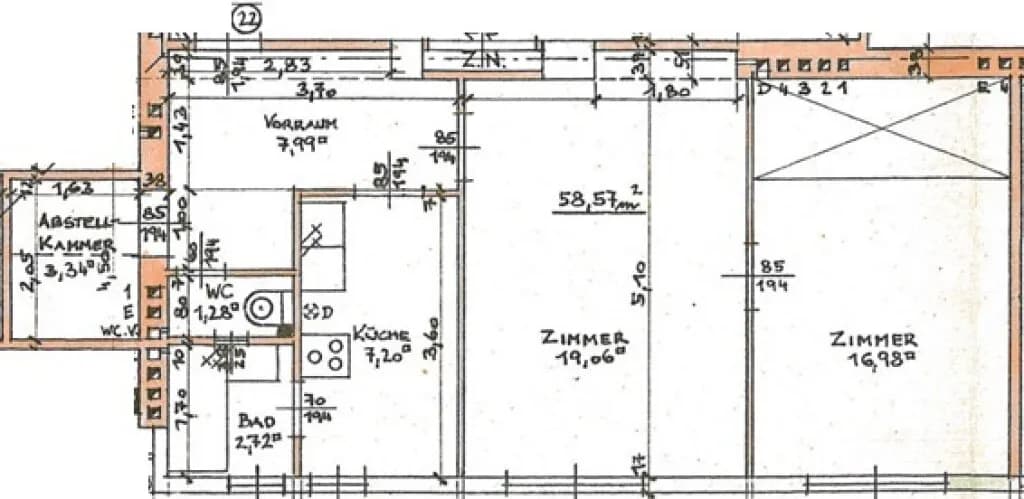 2-Zimmer-Wohnung kaufen in Wien – 59 m², € 220.000 – Bild 11 von 11