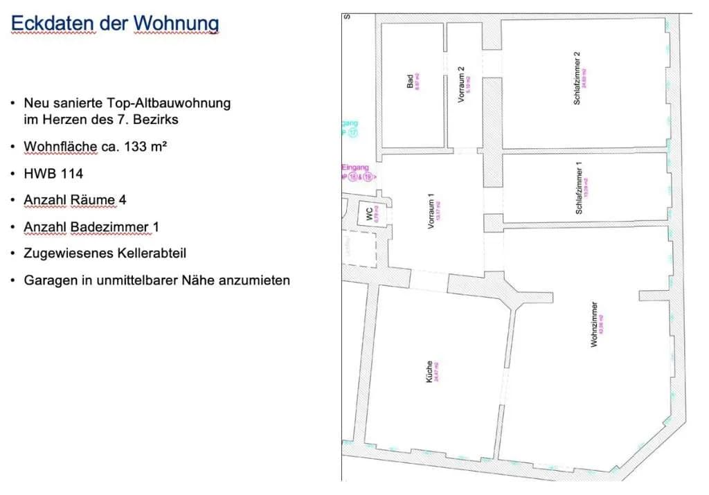 4-Zimmer-Immobilie mieten in Wien – 135 m², € 2.200 – Bild 22 von 22