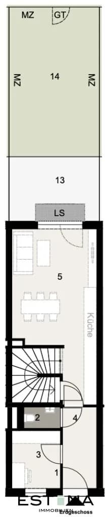 5-Zimmer-Haus kaufen in Wien – 109,43 m², € 579.000 – Bild 8 von 10