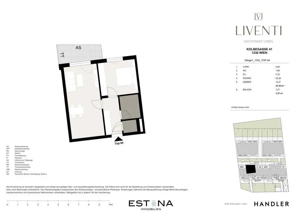 2-Zimmer-Wohnung kaufen in Wien – 47,3 m², € 279.000 – Bild 8 von 9