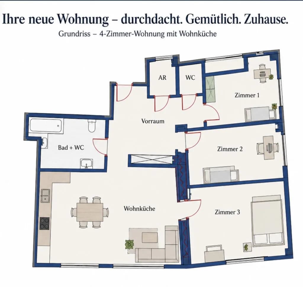 4-Zimmer-Wohnung kaufen in Wien – 92,5 m², € 346.120 – Bild 14 von 14