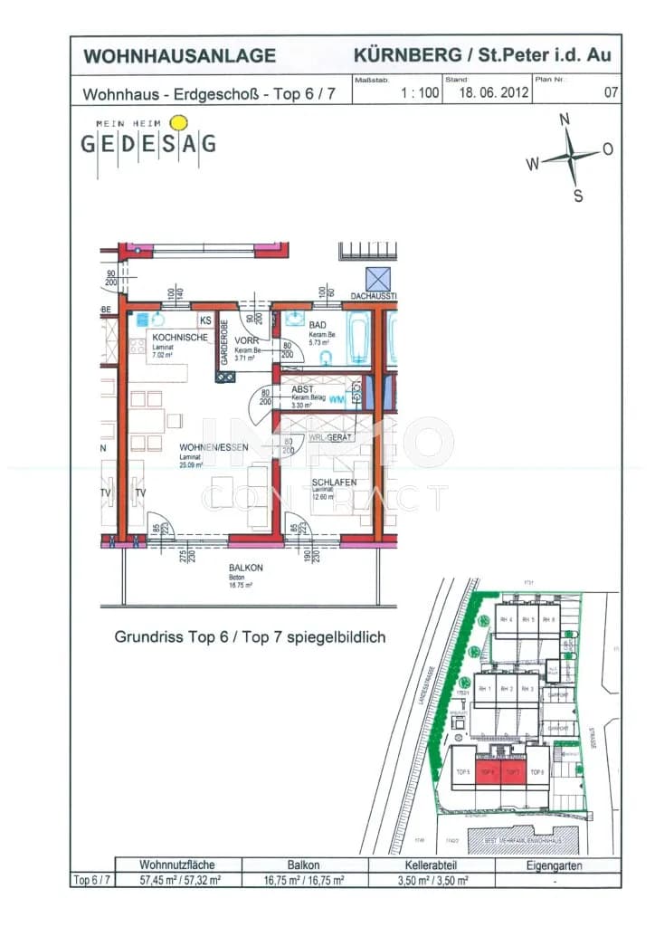 2-Zimmer-Wohnung mieten in Amstetten – 57,45 m², € 746 – Bild 15 von 15