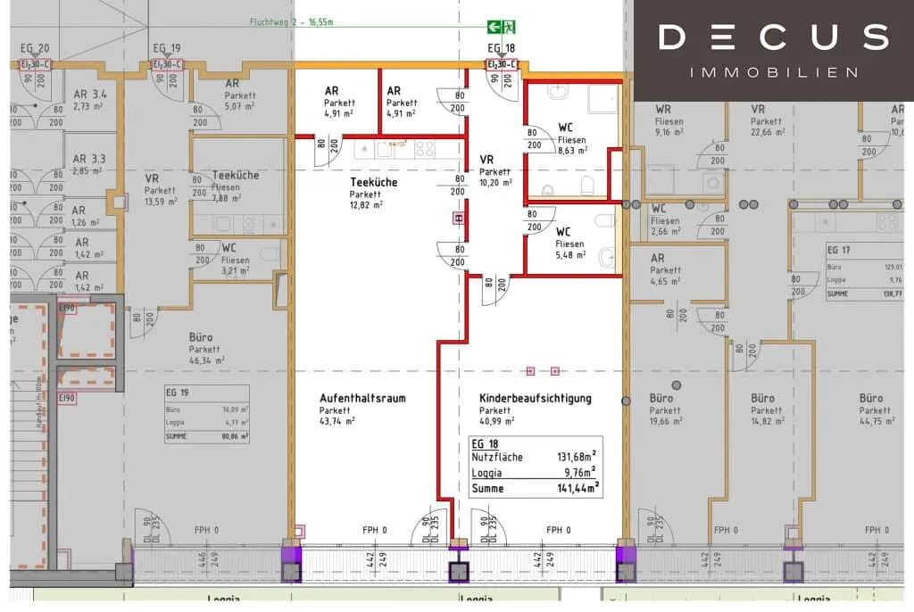 Gewerbeimmobilie mieten in Wiener Neustadt – 132 m², € 14