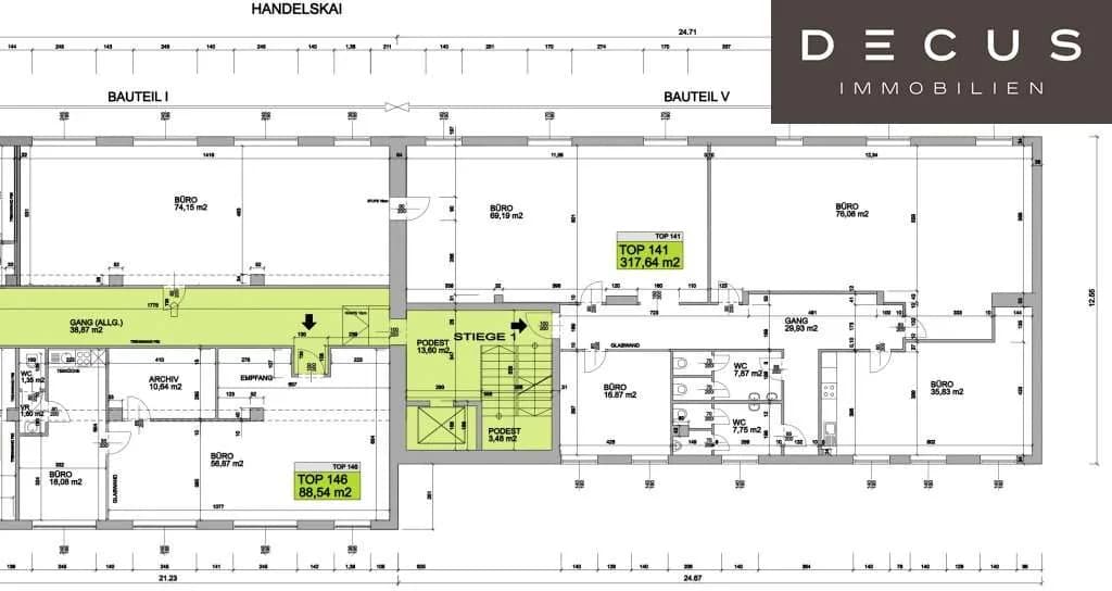 Gewerbeimmobilie mieten in Wien – 317 m², € 10 – Bild 2 von 2