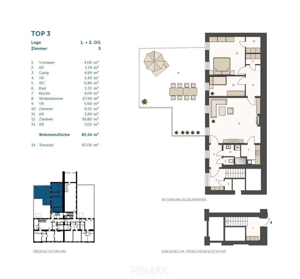 3-Zimmer-Wohnung kaufen in Wien – 85,54 m², € 543.500 – Bild 9 von 9