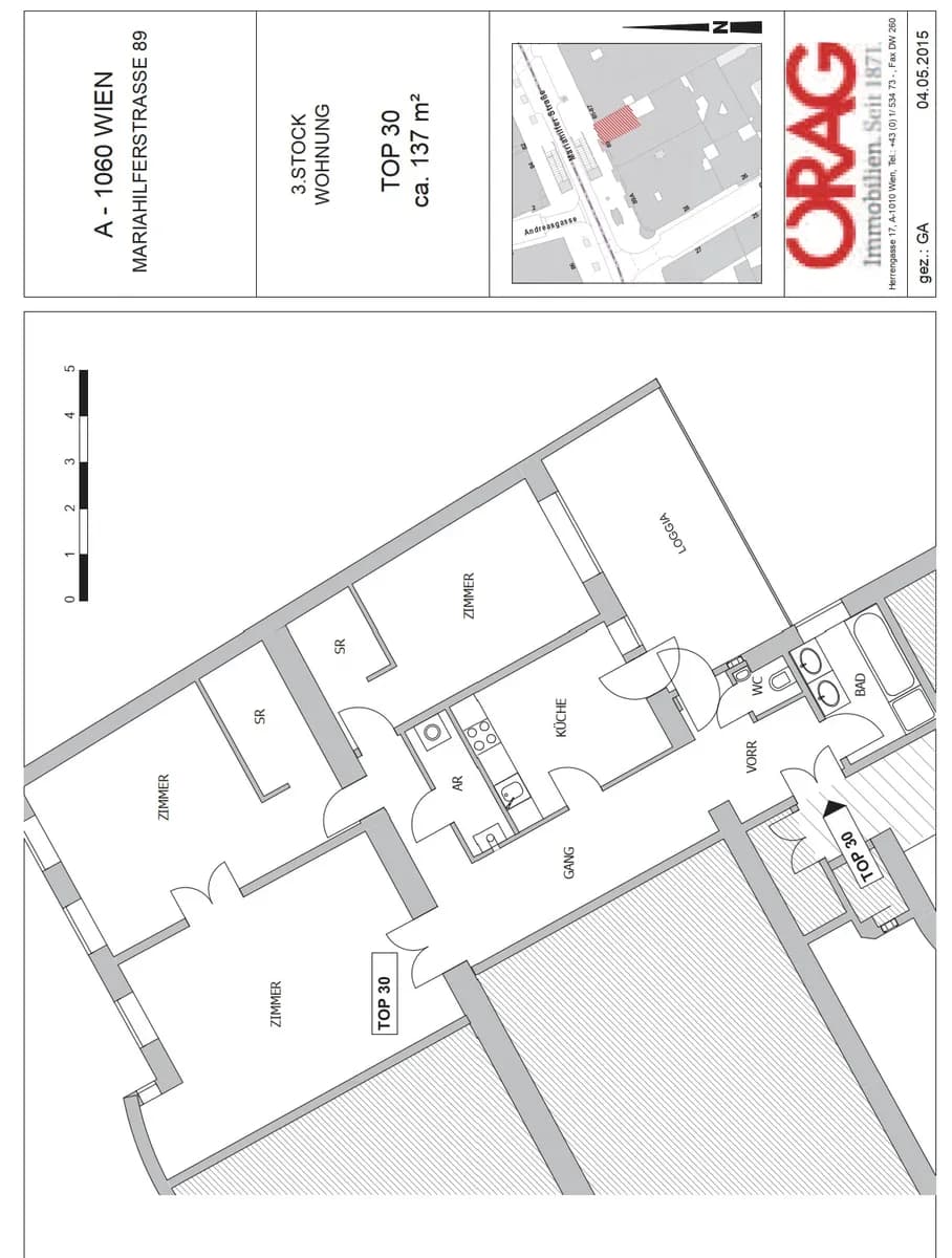 3-Zimmer-Wohnung mieten in Wien – 137,35 m², € 2.295 – Bild 15 von 16