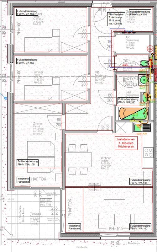 4-Zimmer-Wohnung mieten in Graz – 88,7 m², € 1.250 – Bild 3 von 13