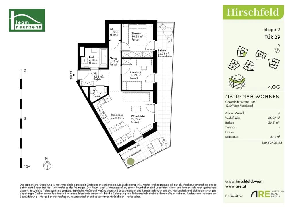 3-Zimmer-Wohnung kaufen in Wien – 65,97 m², € 405.000 – Bild 28 von 28