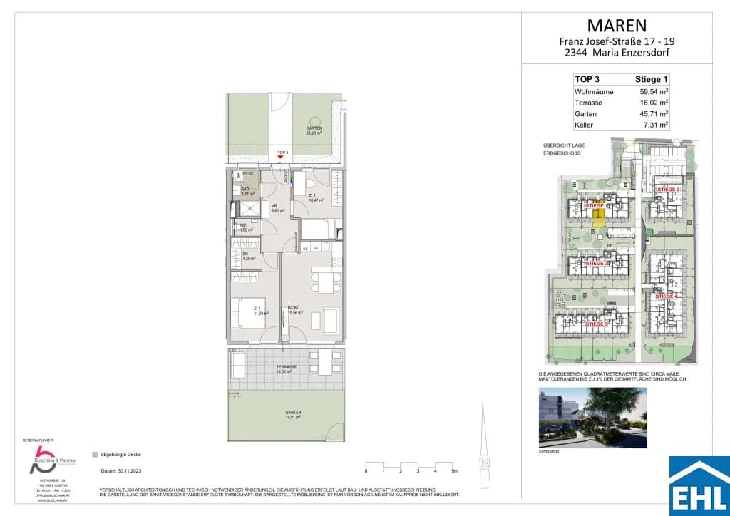 3-Zimmer-Wohnung kaufen in Mödling – 59,54 m², € 412.880 – Bild 22 von 22
