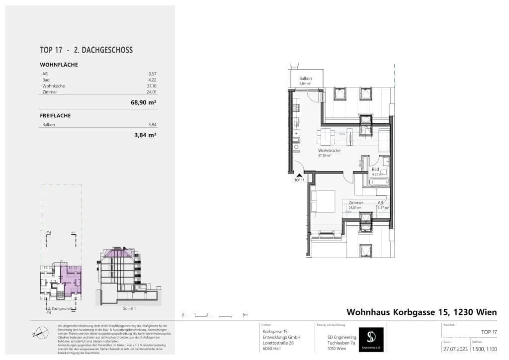 2-Zimmer-Wohnung kaufen in Wien – 68,9 m², € 554.000 – Bild 8 von 8
