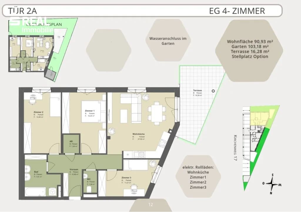 4-Zimmer-Wohnung kaufen in Tulln – 91 m², € 443.000 – Bild 15 von 16