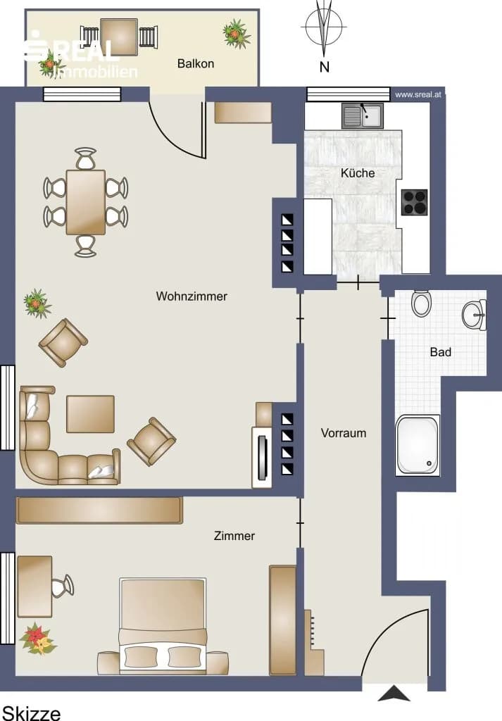 2-Zimmer-Wohnung kaufen in Korneuburg – 67,95 m², € 209.000 – Bild 19 von 20
