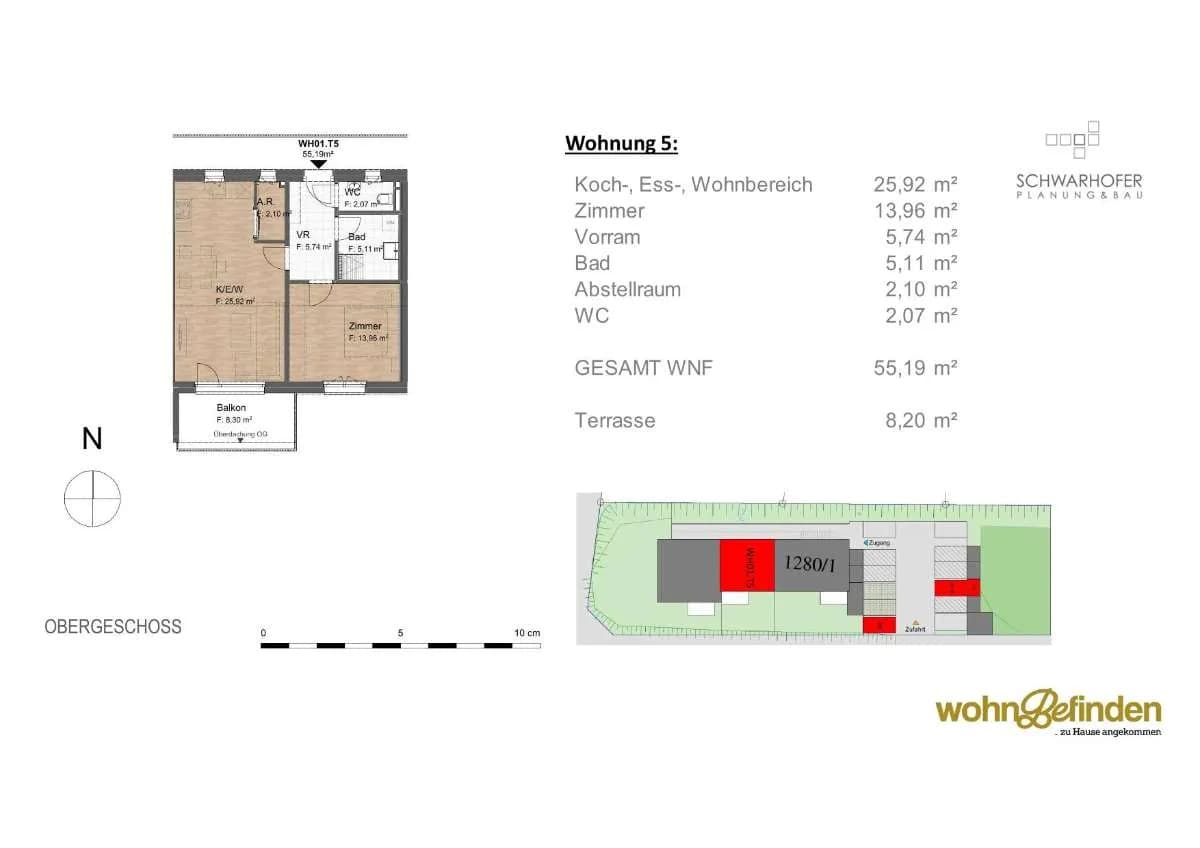 2-Zimmer-Wohnung kaufen in Weiz – 55,19 m², € 202.033 – Bild 2 von 11
