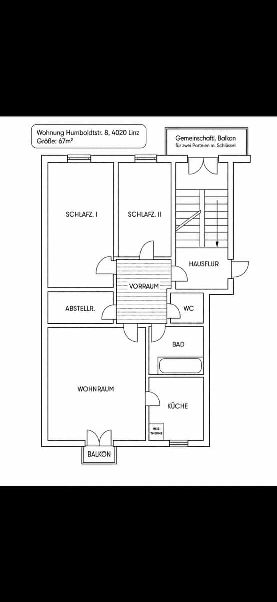 3-Zimmer-Wohnung mieten in Linz – 67 m², € 944 – Bild 26 von 27