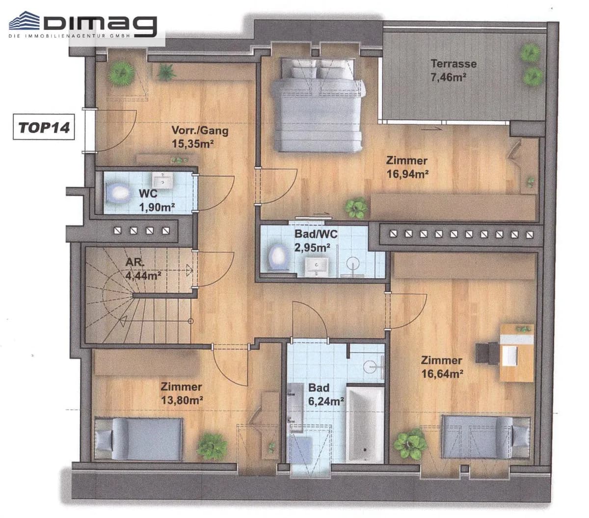 4-Zimmer-Wohnung kaufen in Wien – 115 m², € 1.049.000 – Bild 13 von 15