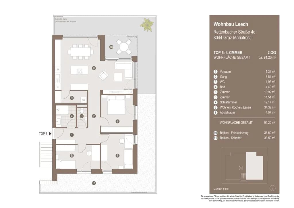 3-Zimmer-Wohnung kaufen in Graz – 90,2 m², € 693.120 – Bild 13 von 13