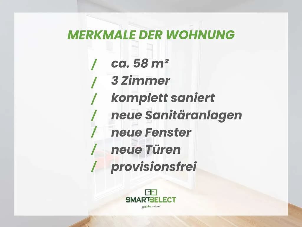 3-Zimmer-Wohnung kaufen in Wien – 58,25 m², € 289.000 – Bild 2 von 36