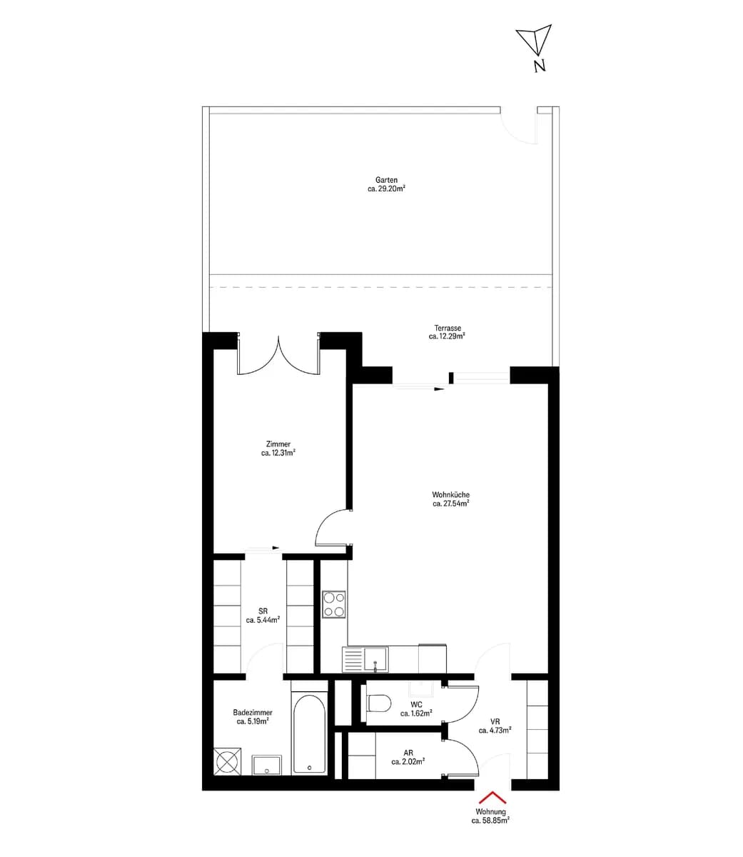 2-Zimmer-Wohnung kaufen in Wien – 58,85 m², € 599.000 – Bild 9 von 10