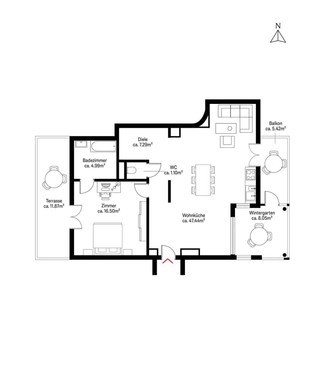 2-Zimmer-Wohnung kaufen in Wien – 67 m², € 599.000 – Bild 10 von 10