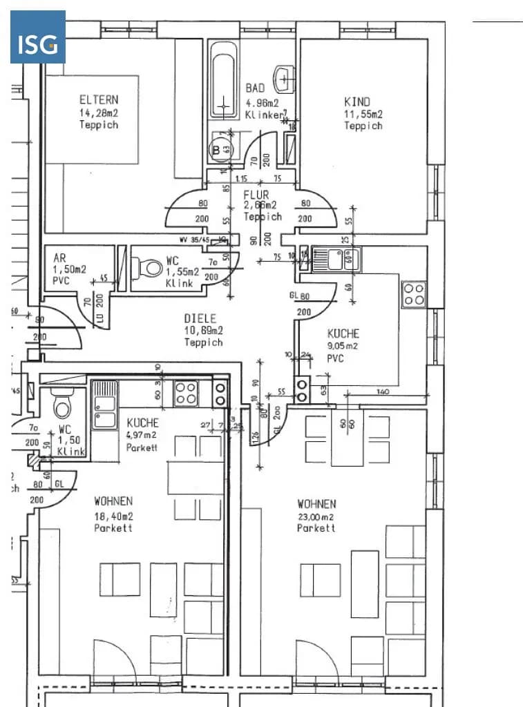Wohnung mieten in Schärding – 86,51 m², € 809 – Bild 2 von 2