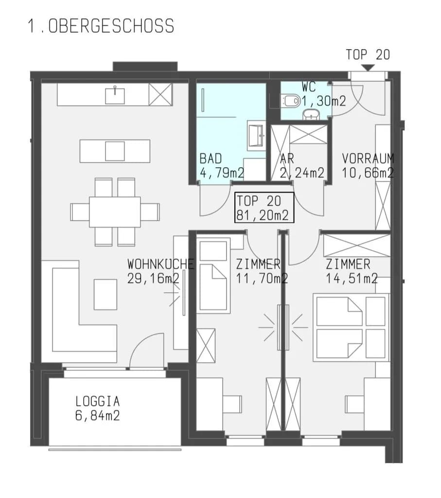 3-Zimmer-Wohnung kaufen in Hollabrunn – 74,36 m², € 340.200 – Bild 9 von 9