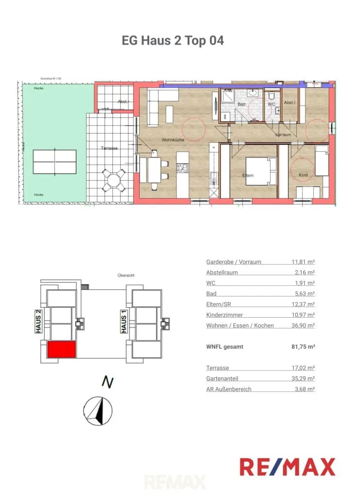 3-Zimmer-Wohnung mieten in Grieskirchen – 81,75 m², € 1.080 – Bild 10 von 11