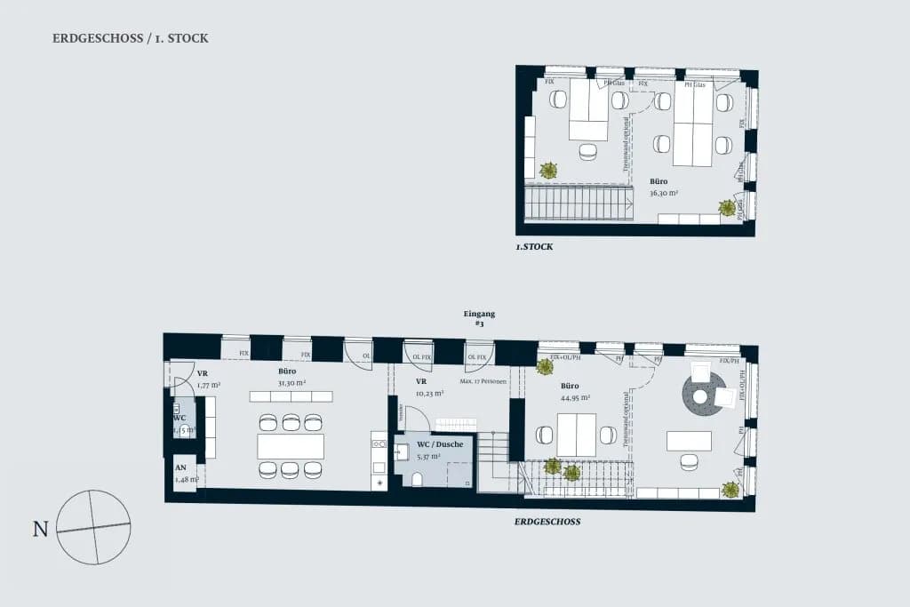 3-Zimmer-Gewerbeimmobilie mieten in Wien – 133 m², € 3.181 – Bild 2 von 10
