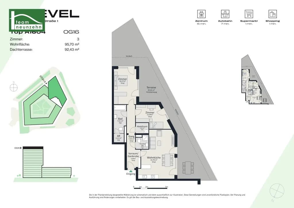 3-Zimmer-Wohnung mieten in Graz – 95,7 m², € 2.599 – Bild 28 von 28