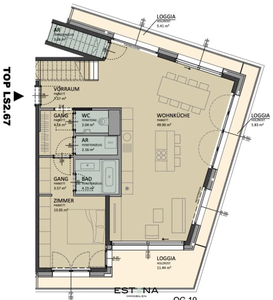 3-Zimmer-Wohnung kaufen in Wien – 119,83 m², € 1.200.000 – Bild 19 von 20
