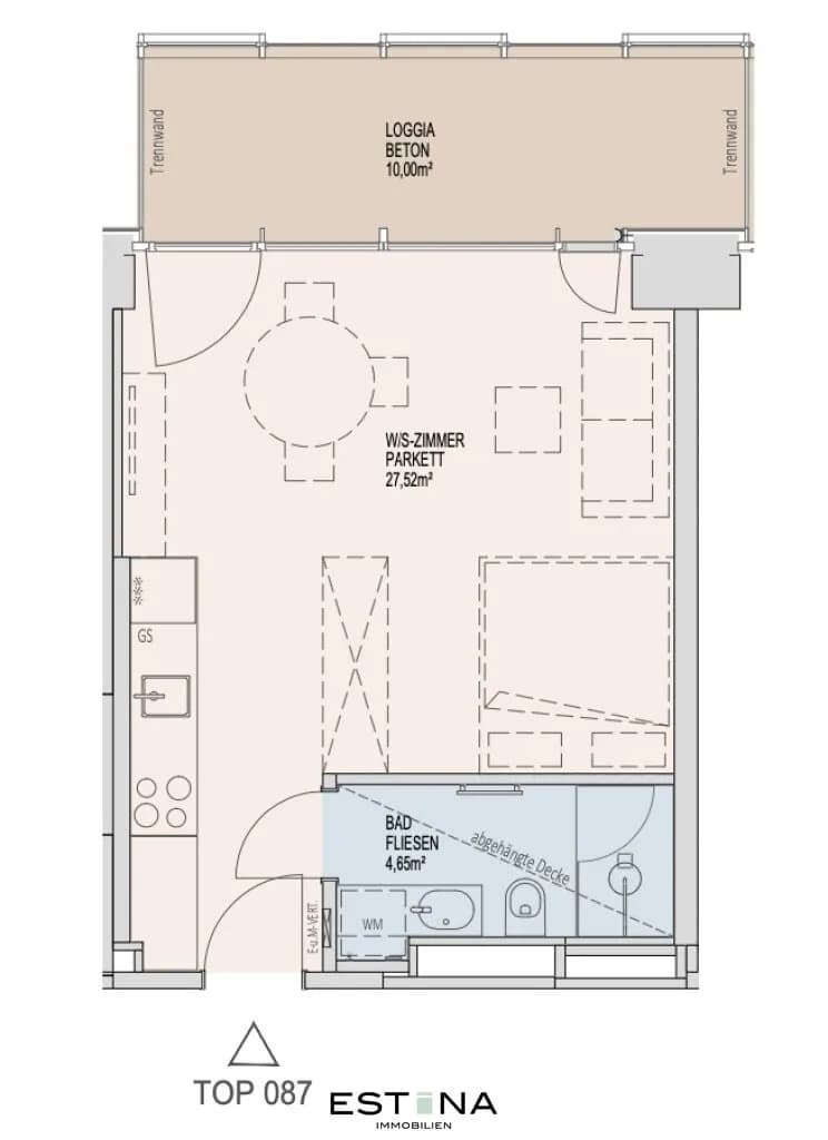 1-Zimmer-Wohnung mieten in Wien – 32,1 m², € 1.100 – Bild 17 von 17