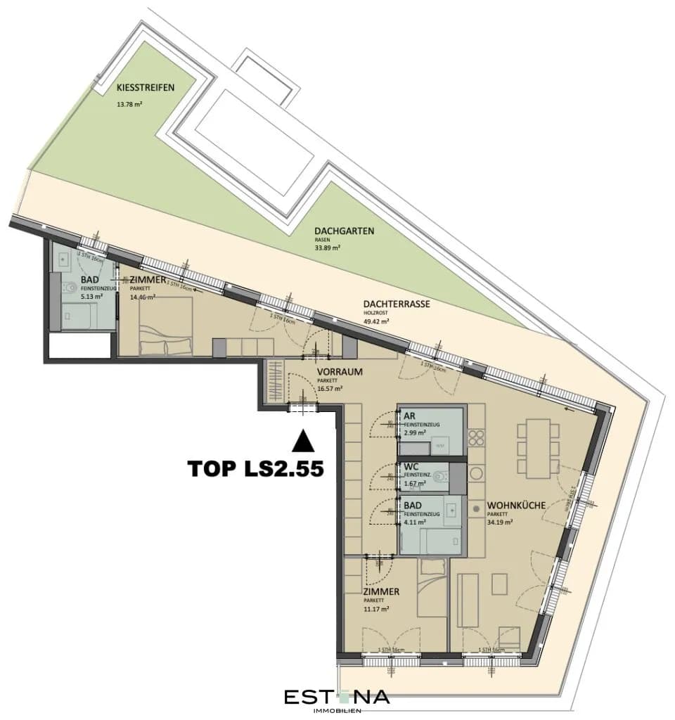 3-Zimmer-Wohnung kaufen in Wien – 90,73 m², € 950.000 – Bild 9 von 9