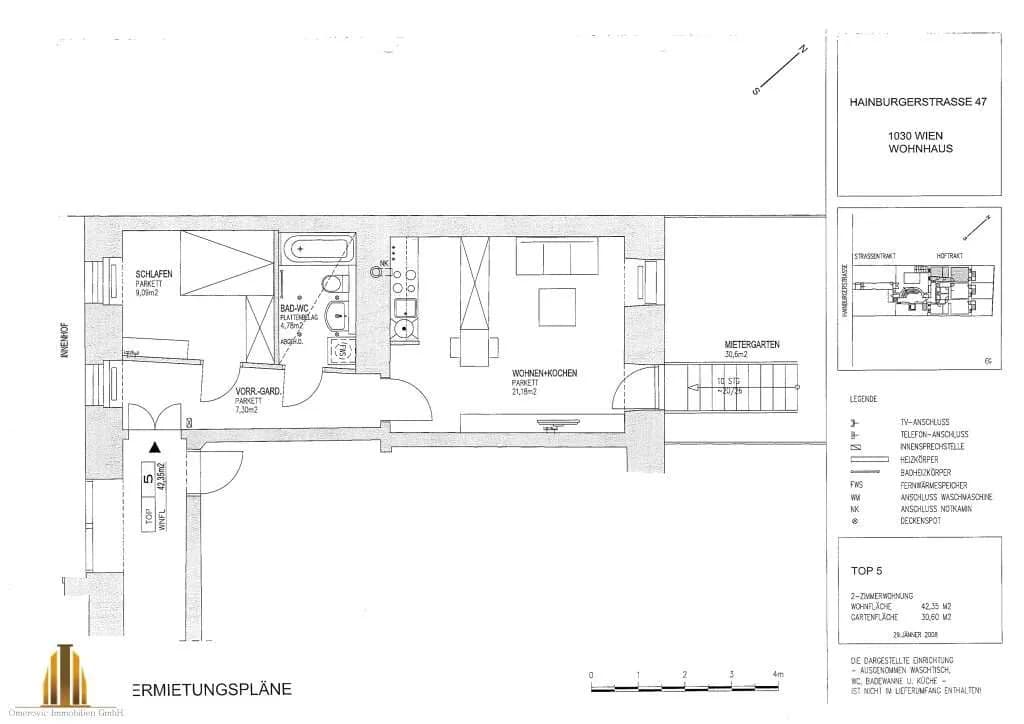 2-Zimmer-Wohnung kaufen in Wien – 43 m², € 318.000 – Bild 9 von 9