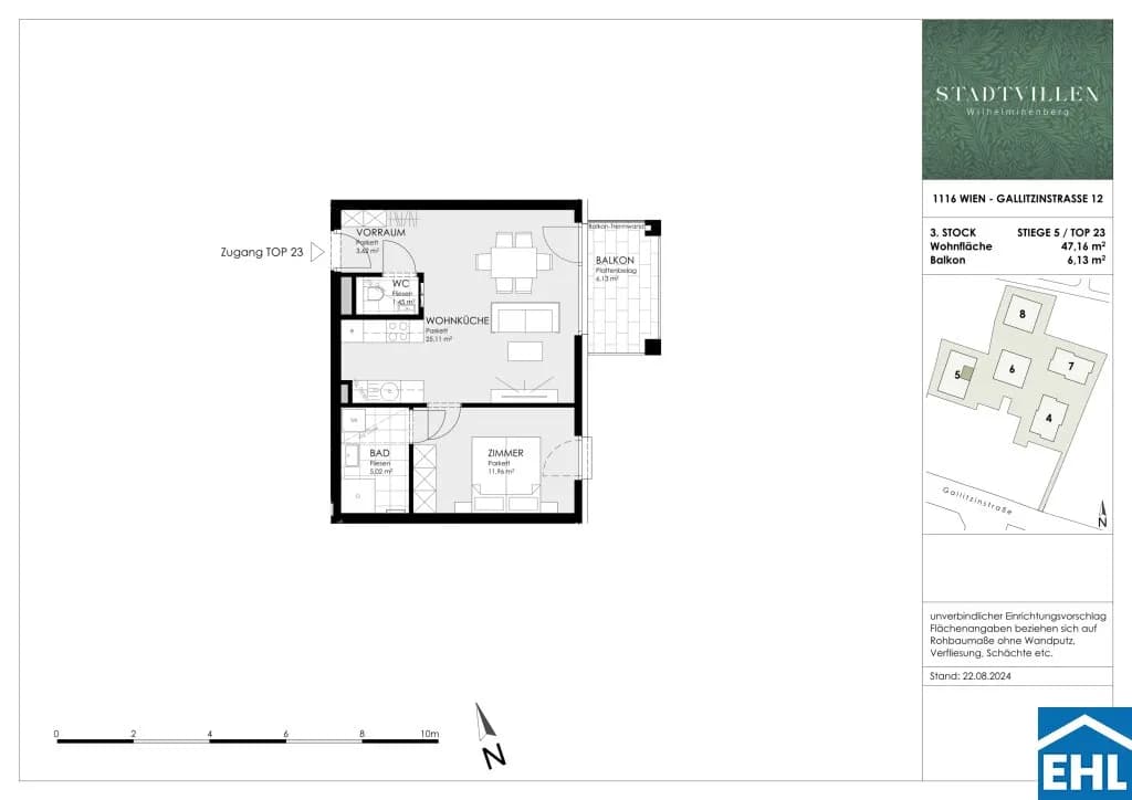 Immobilie kaufen in Wien – 47,16 m², € 385.480 – Bild 15 von 15
