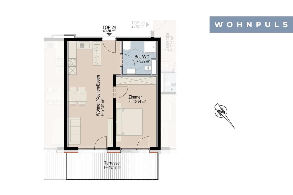 2-Zimmer-Wohnung kaufen in Innsbruck-Land – 49,3 m², € 366.593 – Bild 13 von 19