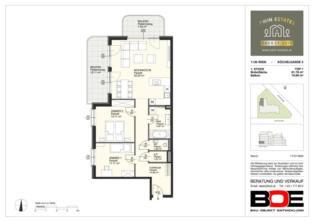 3-Zimmer-Wohnung kaufen in Wien – 81,78 m², € 780.000 – Bild 6 von 6