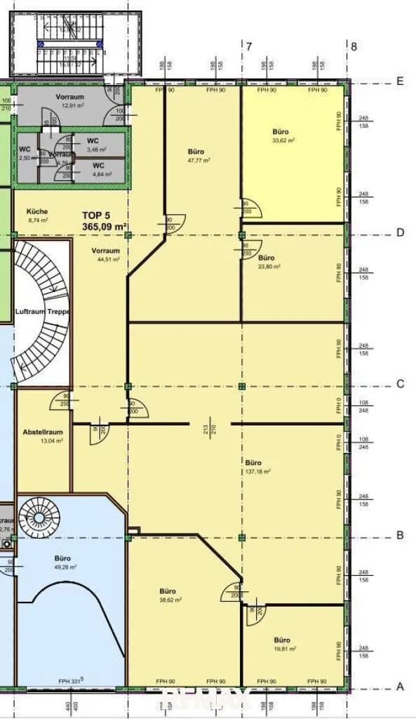 7-Zimmer-Gewerbeimmobilie mieten in Klagenfurt – 365 m², € 4.381 – Bild 8 von 8