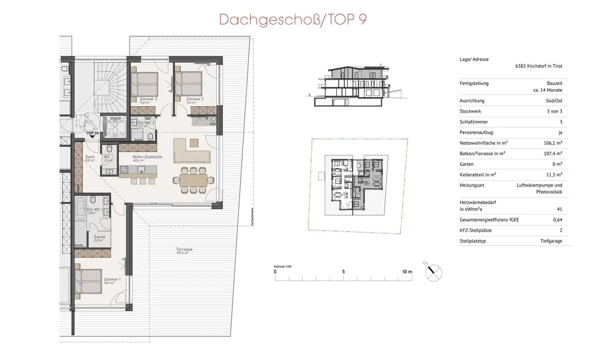 4-Zimmer-Wohnung kaufen in Kitzbühel – 106,1 m², € 1.490.000 – Bild 15 von 15