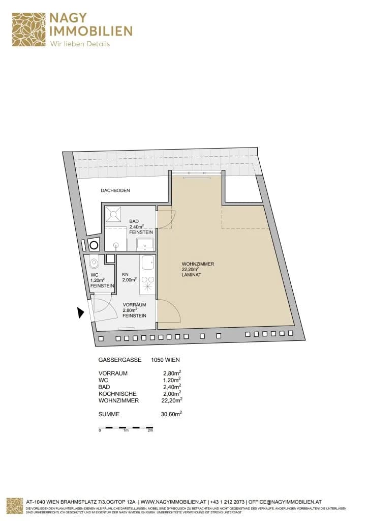 1-Zimmer-Wohnung kaufen in Wien – 33 m², € 249.000 – Bild 27 von 27