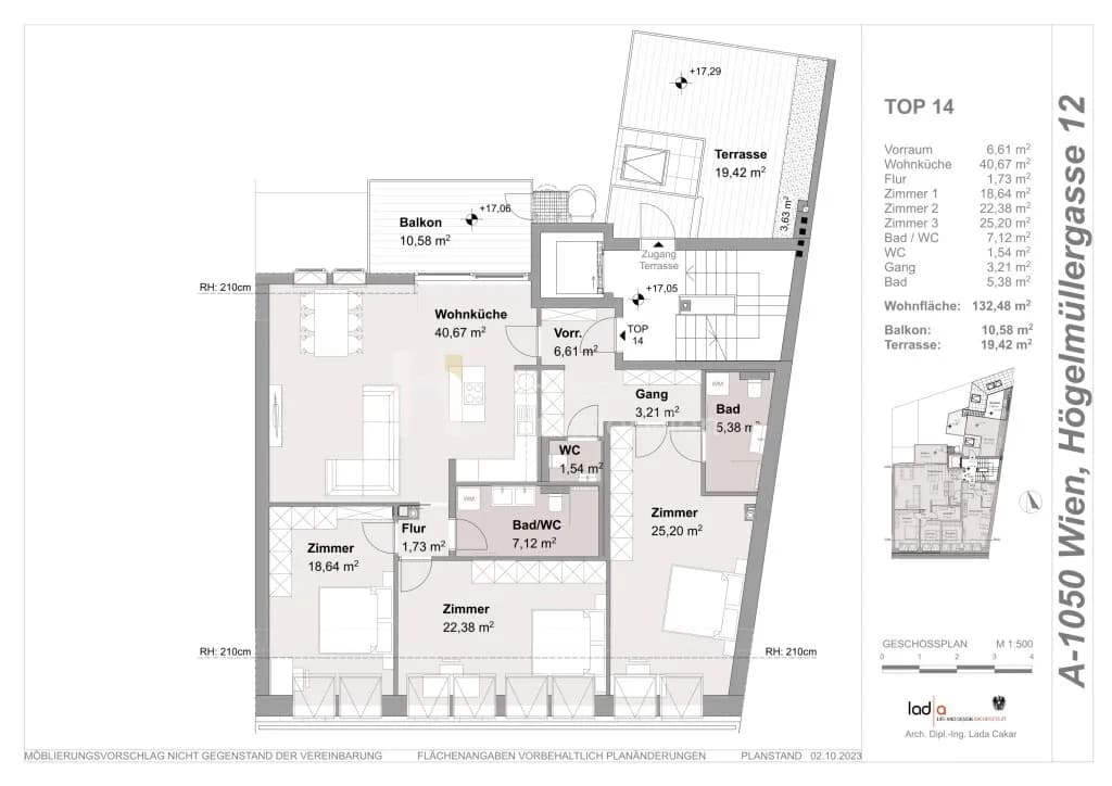 3-Zimmer-Wohnung kaufen in Wien – 132,48 m², € 1.038.000 – Bild 14 von 14