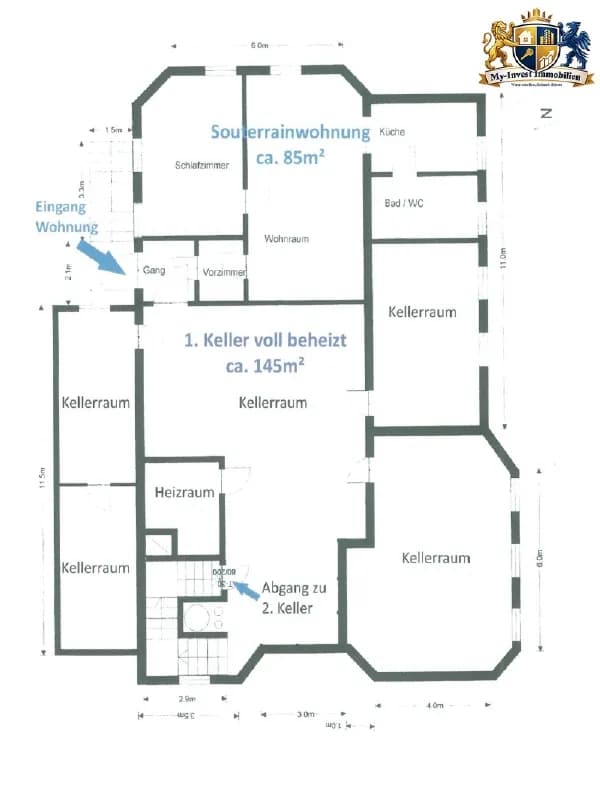 8-Zimmer-Gewerbeimmobilie kaufen in Wiener Neustadt Land – 405 m², € 549.000 – Bild 14 von 15