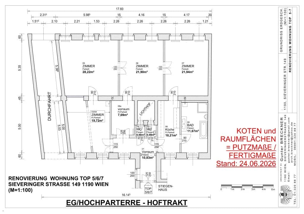 5-Zimmer-Wohnung mieten in Wien – 133,47 m², € 2.761 – Bild 9 von 9