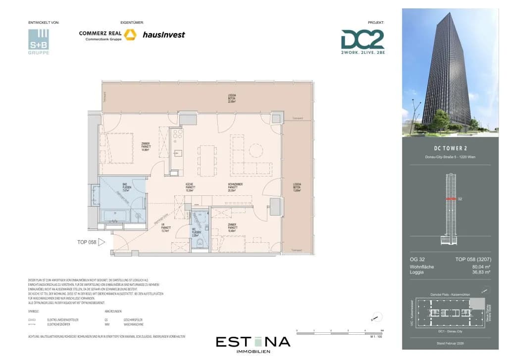 3-Zimmer-Wohnung mieten in Wien – 86,63 m², € 3.100 – Bild 21 von 22