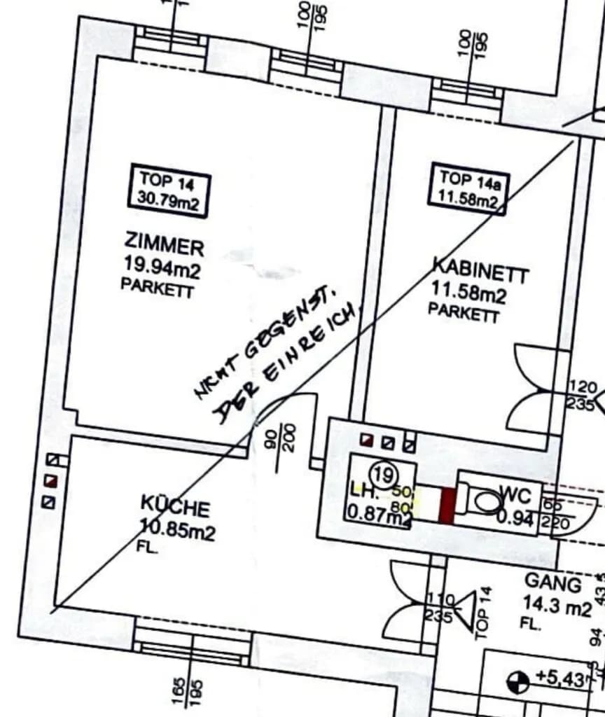 2-Zimmer-Wohnung kaufen in Wien – 44 m², € 156.500 – Bild 9 von 9